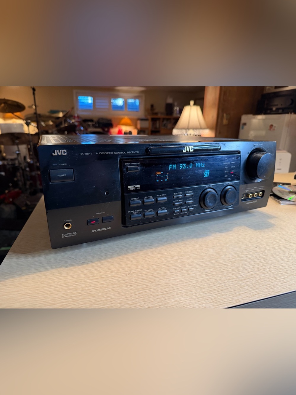 JVC RX-884V Audio/Video Control Receiver Tested Works Great Nice Sound Cleaned🔥 - Picture 2 of 7